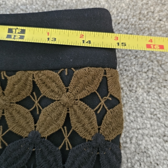 Ann Taylor Loft Pencil Skirt with Crochet Overlay - Picture 9 of 10